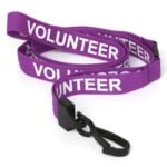 e-printed VOLUNTEER Lanyard
