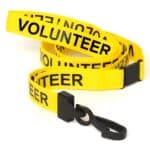 e-printed VOLUNTEER Lanyard