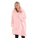 Snug-Rug Hoodie Blanket (Pink Quartz)