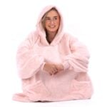 Snug-Rug Hoodie Blanket (Pink Quartz)