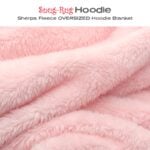 Snug-Rug Hoodie Blanket (Pink Quartz)