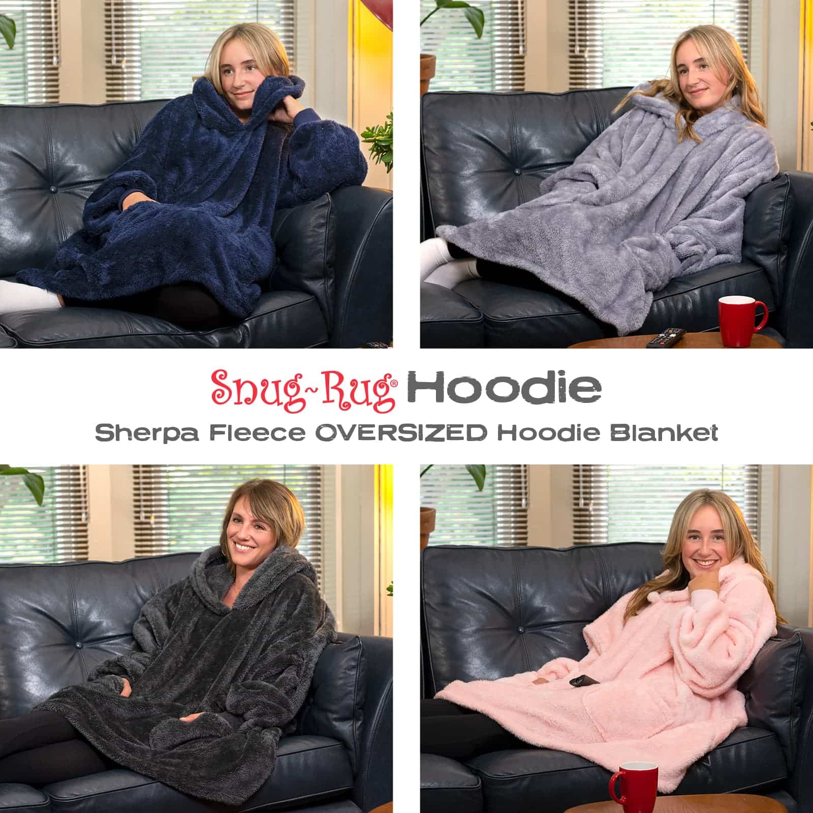 Snug-Rug Hoodie Blanket