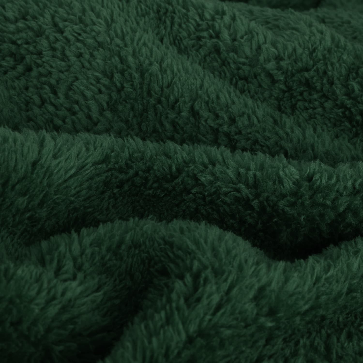 Snug-Rug Sherpa Throw Blanket (Racing Green)