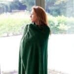 Snug-Rug Sherpa Throw Blanket (Racing Green)