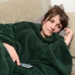 Snug-Rug Sherpa Throw Blanket (Racing Green)