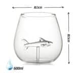 Bar Bespoke Shark in a Glass (600ml) Stemless Tumbler