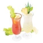 Final Touch Hurricane Cocktail Glass Set (Set of 2)