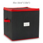 Black and Red Bauble Storage Bag