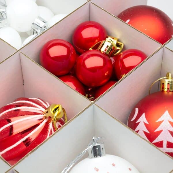 Frosted Transparent Bauble Storage Bag