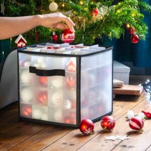 Frosted Transparent Bauble Storage Bag