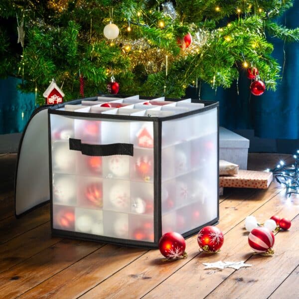 Frosted Transparent Bauble Storage Bag