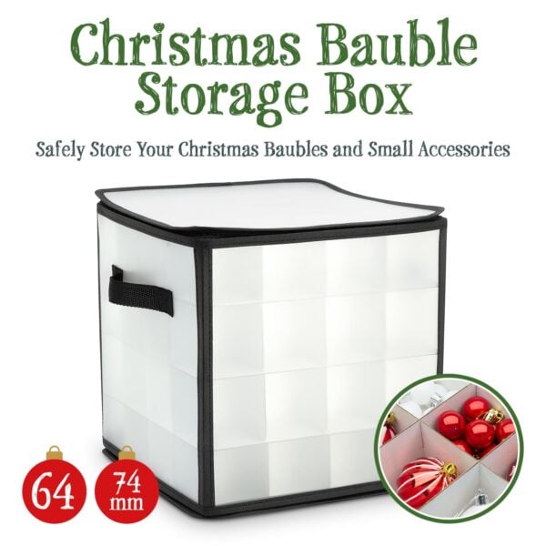 Frosted Transparent Bauble Storage Bag