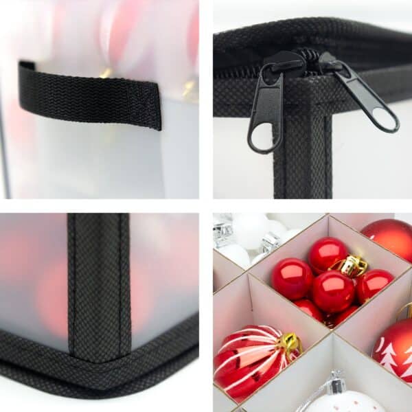 Frosted Transparent Bauble Storage Bag