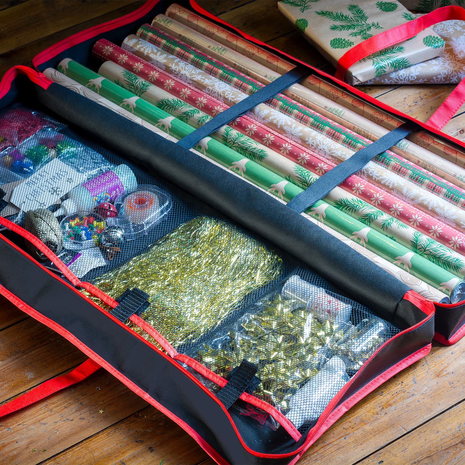Christmas Wrapping Paper Storage