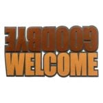 Welcome and Goodbye Doormat