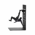 Bicycle Kick Silhouette Metal Bookends