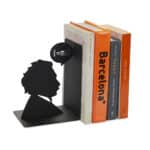 Einstein Bookend with books