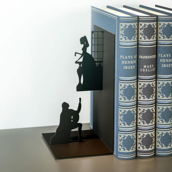 Romeo and Juliet Bookend with books