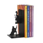 Romeo and Juliet Black Metal Bookend with books