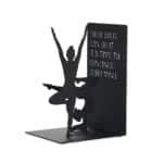 Metal Yoga Silhouette Bookend