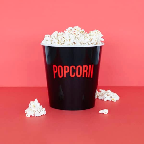 Popcorn in bucket