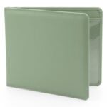 Disabled Badge Holder Wallet For Car Leatherette Faux PU leather Sage Green