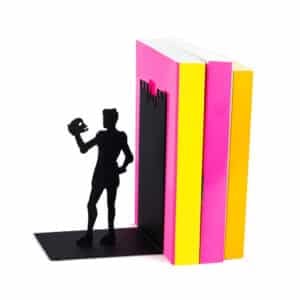 Hamlet Silhouette Metal Bookcase Ends