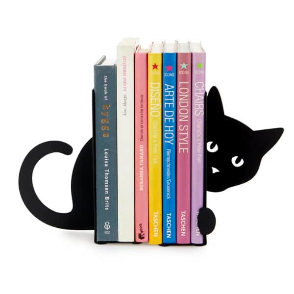 Hidden Cat Metal Bookend