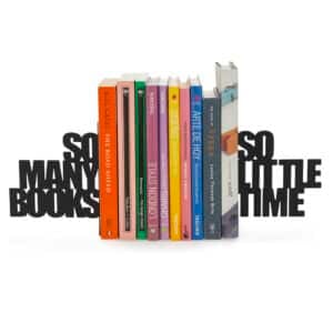 So Many Books So Little Time Caption Bookend