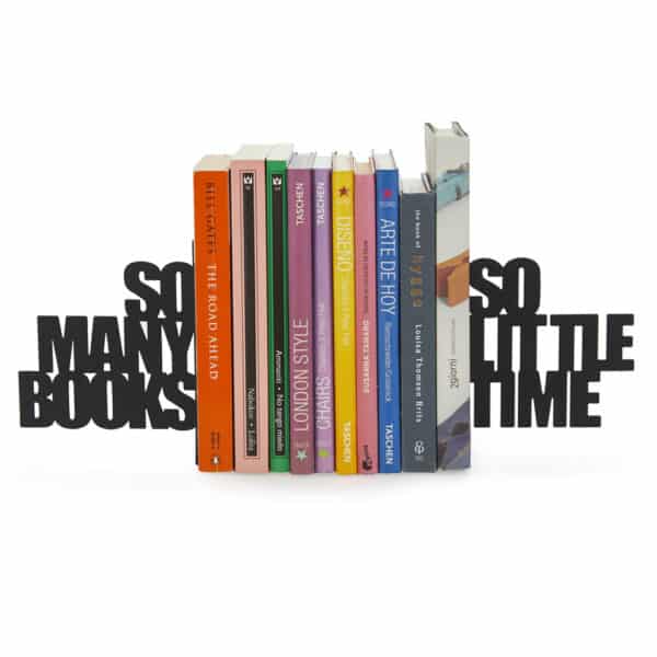 So Many Books So Little Time Caption Bookend