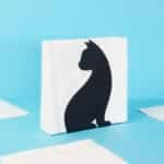 Feline Napkin Holder Front Display