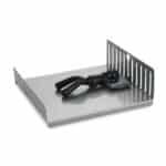 Silver and Black Metal Serviette Napkin Holder