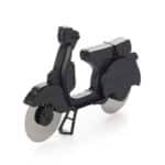 novelty pizza cutter scooter with easel stand