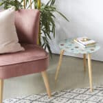 White Bugs Table Lifestyle Photo