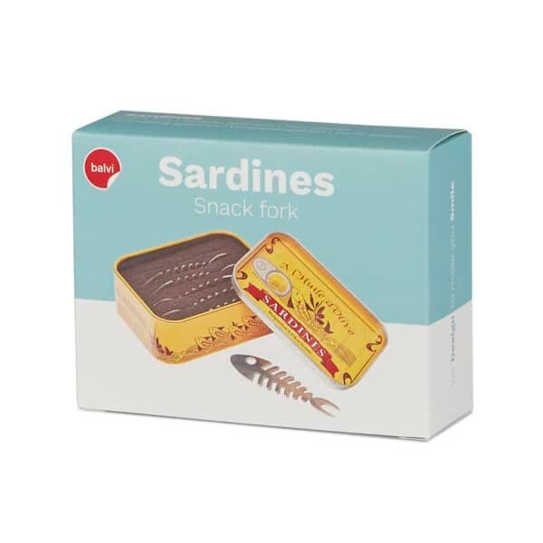 Sardine Snacking Forks Packaging