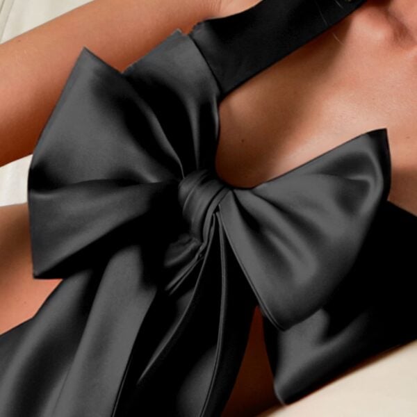 Naughty Knot Black Bow