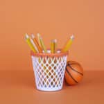 Basketball Hoop Office Stationary Pot