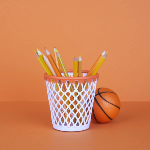 Basketball Hoop Office Stationary Pot