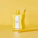 Yellow Sharpener Stationary Holder
