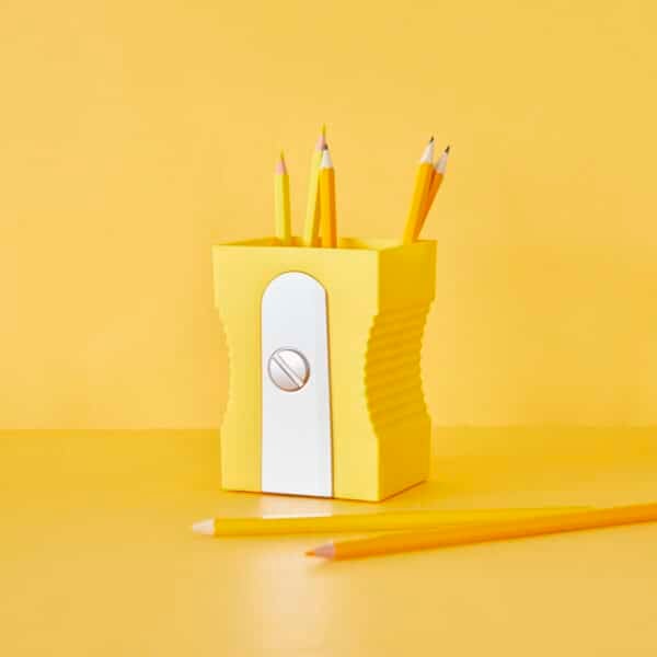 Yellow Sharpener Stationary Holder