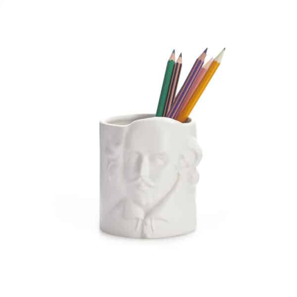 Ceramic Shakespeare Pencil Holder