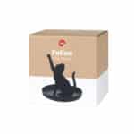 Feline Cat Silhouette Ring Holder & Trinket Dish Box