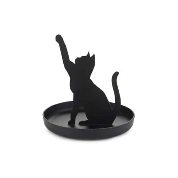 Cat Silhouette Ring Holder & Trinket Dish