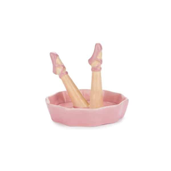 Happy Legs Dance Ring Holder Dish