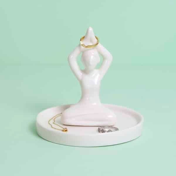 Yoga Pose Ring and Jewellery Tray