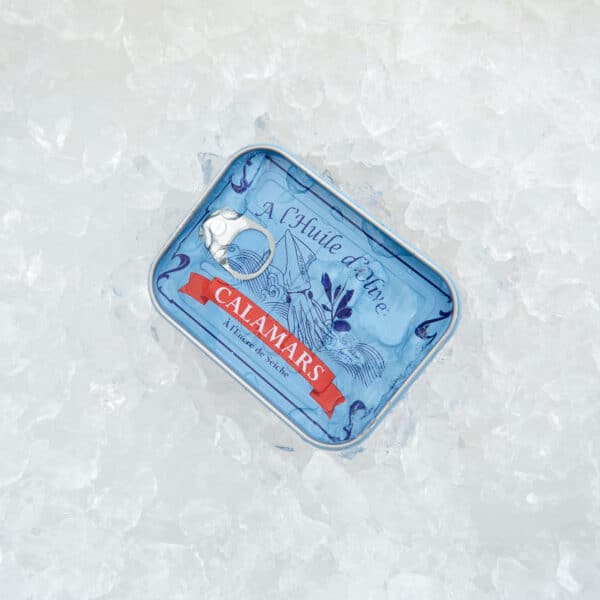 Calamars Snack Fork Tin Box