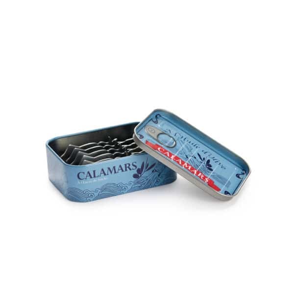 Calamars Snack Fork Tin Open