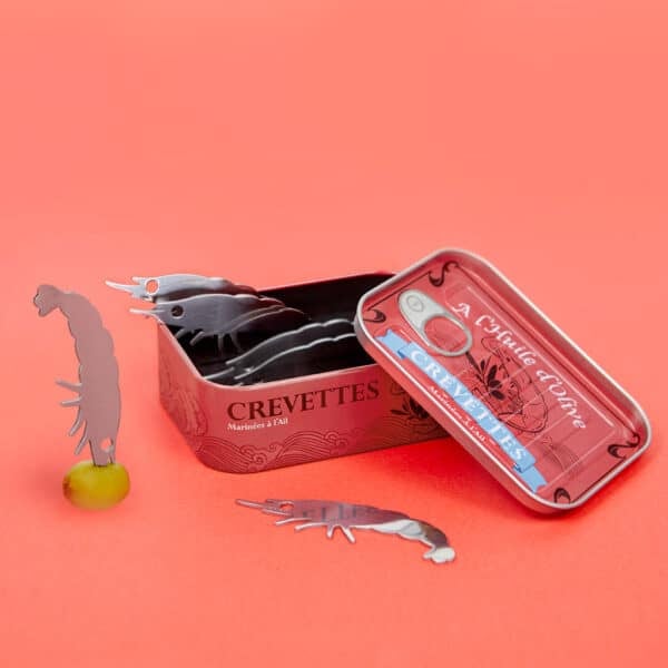 Crevettes Shrimp Snacking Forks Set