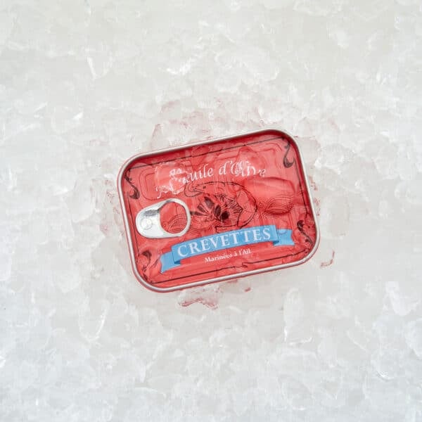 Crevettes Shrimp Snacking Forks Tin