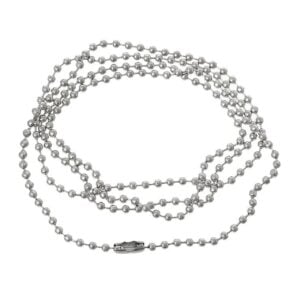 Pack of 100 ID Neck Ball Chain Necklaces, 90cm (35.4")